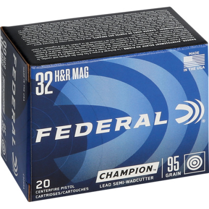 FEDERAL 32 HRM 95GR LEAD-SWC 20RD 25BX/CS