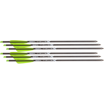 BEAR-X TRUEX CROSSBOW BOLTS 20" CARBON 6PK