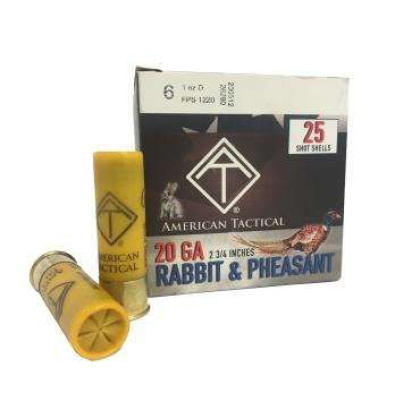 ATI GAME LOAD 20GA 2.75" 1OZ #6 250RD CASE LOT