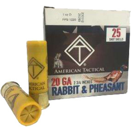 ATI GAME LOAD 20GA 2.75" 1OZ #8 250RD CASE LOT