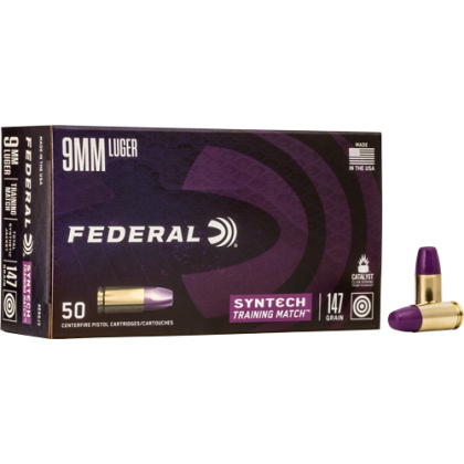 FEDERAL AE 9MM LUGER 147GR TSJ TRAINING MATCH 50RD 10BX/CS