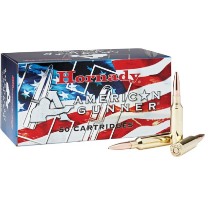 HORNADY AMERICAN GUNNER 6.5 CM 140GR BTHP 50RD 10BX/CS