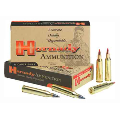 HORNADY VARMINT 22-250 REM 55GR V-MAX 20RD 10BX/CS