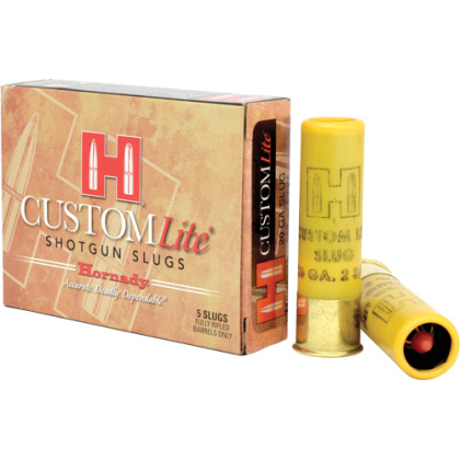 HORNADY CUSTOM LITE 20GA 2.75" 250GR SABOT SLUG 5RD 20BX/CS