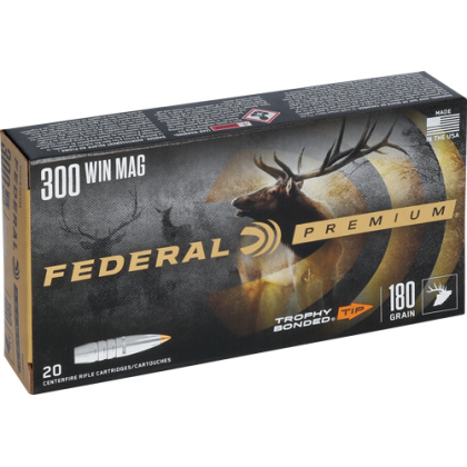FEDERAL 300 WIN MAG 180GR TROPHY POLY TIP 20RD 10BX/CS