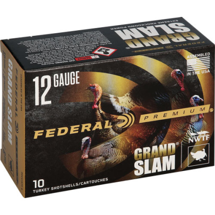 FEDERAL GRAND SLAM 12GA 3" 1-3/4OZ #4 10RD 5 BX/CS