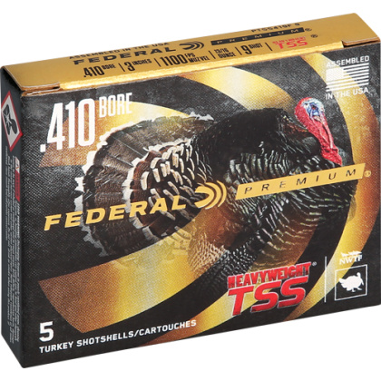 FEDERAL HEAVYWEIGHT TSS 410 3" 13/16OZ #9 5RD 10BX/CS