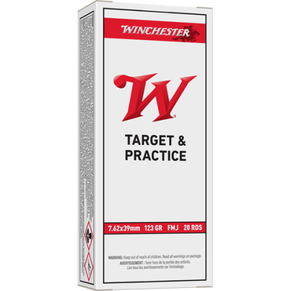 WINCHESTER USA 7.62X39 123GR FMJ 20RD 10BX/CS