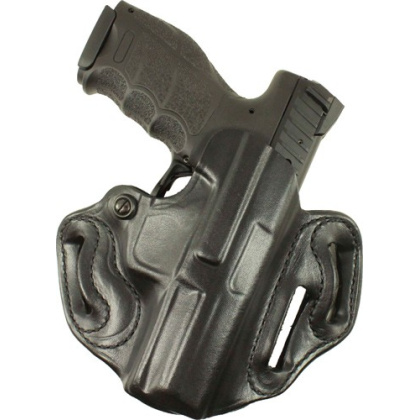 DESANTIS SPEED SCABBARD HOLSTR RH OWB LEATHER JUDGE PD 2" BLK