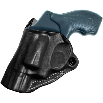 DESANTIS MINI SCABBARD HOLSTER LH OWB LEATHER J-FRM 2-2.25 BL