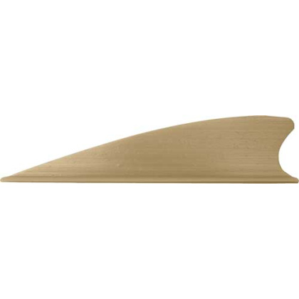 TAC VANES MATRIX 2.25" SHIELD CUT TAN 36 PACK