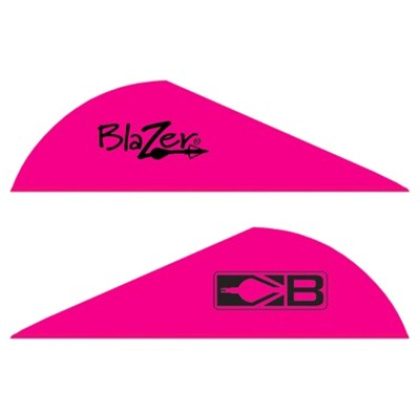 BOHNING BLAZER VANES 2" SOLID HOT PINK 36PK
