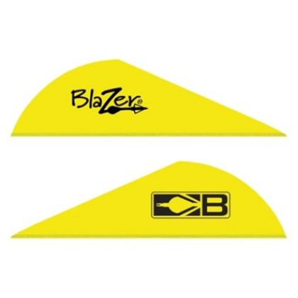 BOHNING BLAZER VANES 2" SOLID NEON YELLOW 36PK