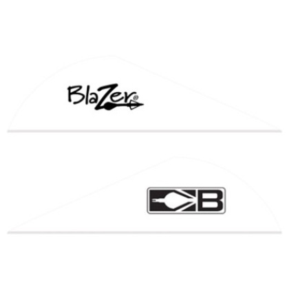BOHNING BLAZER VANES 2" SOLID WHITE 36PK