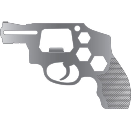 S&W REVOLVER NOVELTY MULTI-TOOL S/S 7 TOOLS