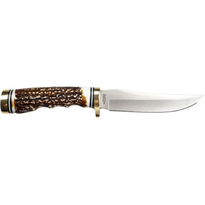UNCLE HENRY KNIFE NEXT GEN STAGLON 5" BLADE W/LTHR SHEATH