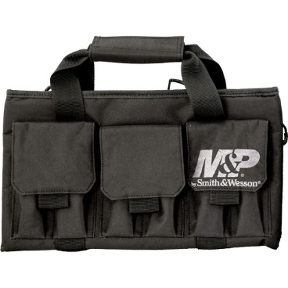 S&W M&P PRO TAC SINGLE HANDGUN CASE 14.5"X8"X3" W/MAG STORAGE
