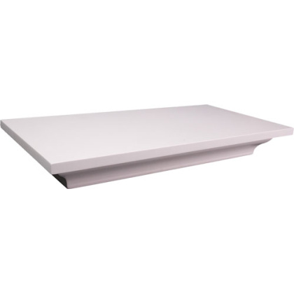 LOCKDOWN IN PLAIN SIGHT SHELF WHITE 24"WX11.75"HX3.25"D