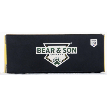 BEAR & SON BUTTERFLY KNIFE 3.58" GALAXY/SS CLIP POINT