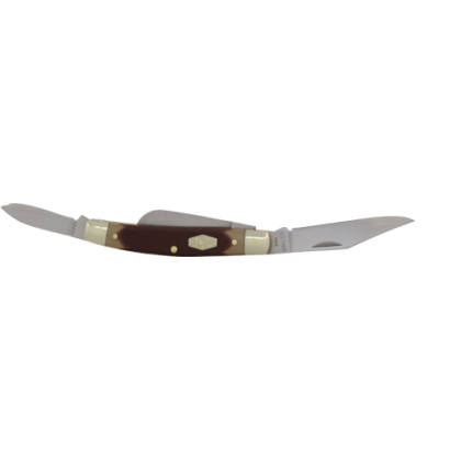OLD TIMER KNIFE MIDDLEMAN 3-BLADE 2.4" S/S DELRIN