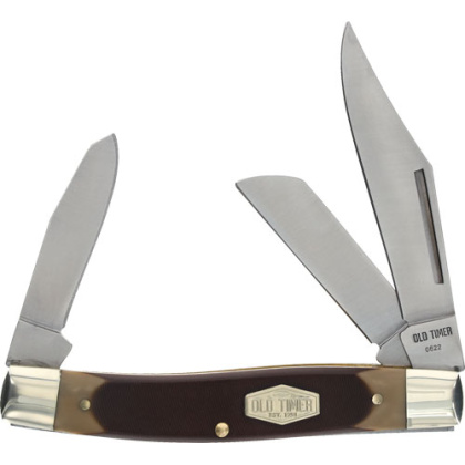 OLD TIMER KNIFE SENIOR 3-BLADE 3" S/S DELRIN