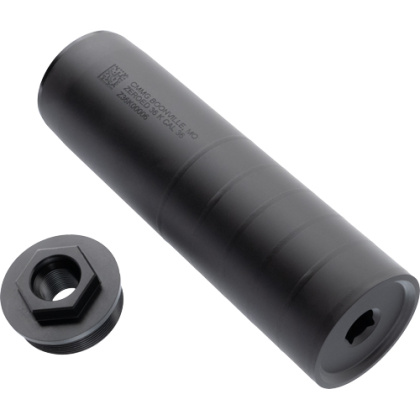 CMMG ZEROED 36 K 9MM/36 CALIBER SUPPRESSOR BLACK 5.5"