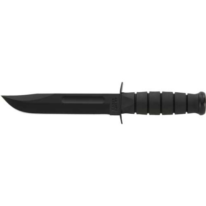 KA-BAR FULL SIZE BLACK KABAR STRAIGHT EDGE 7" W/SHEATH
