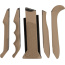 HOGUE AR-15 M-16 MODULAR GRIP RUBBER FLAT DARK EARTH