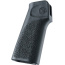 HOGUE AR15 15 DEGREE VERTICAL GRIP NO FINGER GROOVES BLK