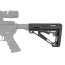 HOGUE AR-15 COLLAPSIBLE STOCK BLACK RUBBER COMMERCIAL