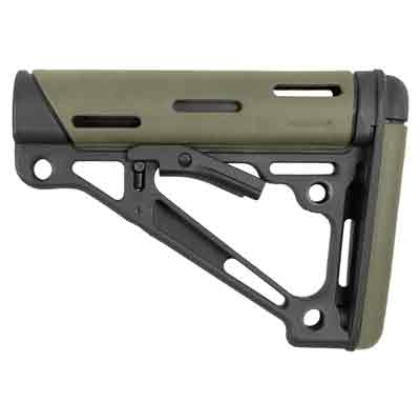 HOGUE AR-15 COLLAPSIBLE STOCK OD GREEN RUBBER MIL-SPEC