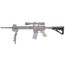 HOGUE AR-15 COLLAPSIBLE STOCK OD GREEN RUBBER COMMERCIAL