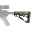 HOGUE AR-15 COLLAPSIBLE STOCK OD GREEN RUBBER COMMERCIAL