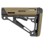 HOGUE AR-15 COLLAPSIBLE STOCK FLAT DARK EARTH RUBBER MILSPEC