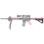HOGUE AR-15 COLLAPSIBLE STOCK PINK RUBBER MIL-SPEC