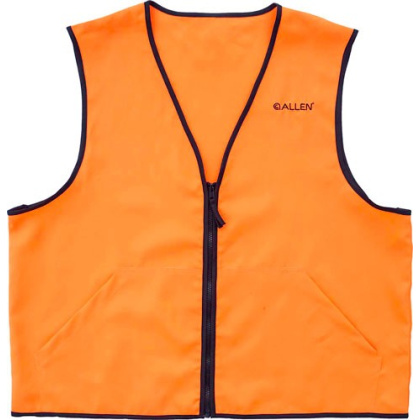 ALLEN DELUXE HUNTING VEST ORANGE X-LARGE 2 FRONT POCKETS