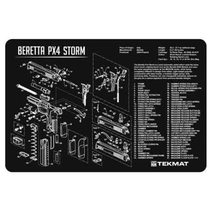 TEKMAT ARMORERS BENCH MAT 11"x17" BERETTA PX4 PISTOL