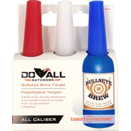 DO-ALL TARGET FACTORY BOTTLES W/CORD 3PK RED/WHITE/BLUE