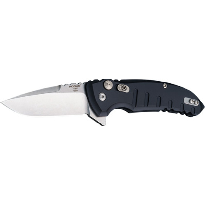 HOGUE X1 MICROFLIP 2.75" FOLDR DROP POINT BLADE ALUMINUM BLK!