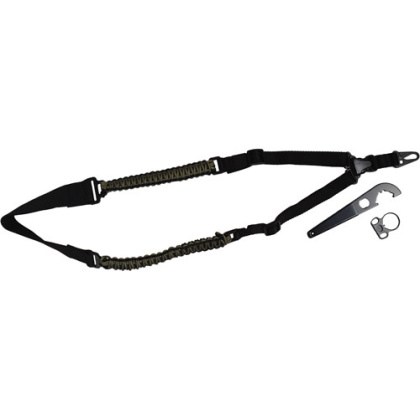 TOC TACTICAL PARACORD SLING w/ ADAPTER & WRENCH SINGLE PT