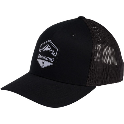 BROWNING CAP MOUNTAIN BUCK LOGO BLK W/PTCH BCKMK LOGO ADJ