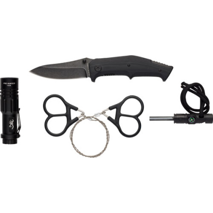 BROWNING OUTDOORSMAN SURVIVAL KNIFE LIGHT SAW FIRESTARTER