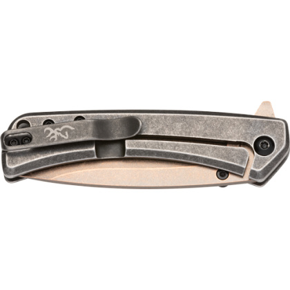 BROWNING KNIFE JERICHO 3" FLDR COPPER WASH/BUCKMARK D2*