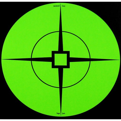 B/C TARGET SPOTS 6" TARGET 10 TARGETS GREEN