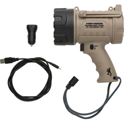 BROWNING HIGH NOON POWER PRO SPOTLIGHT 1700 LUMENS RECHRGBL