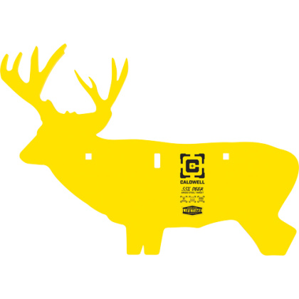 CALDWELL AR500 DEER TARGET 3/8"  AR500 STEEL YELLOW