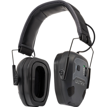 ULTRX BIONIC FUSE BLUETOOTH EARMUFF MIDNIGHT GRAY 22db!