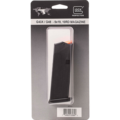 GLOCK OEM MAGAZINE 43X/48 9MM LUGER 10RD