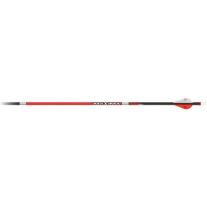 CARBON EXPRESS ARROW MAXIMA RED SD 350 W/2" VANES 6PK