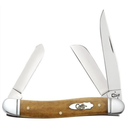 CASE KNIVES ANTIQUE BONE SMOOTH MEDIUM STOCKMAN